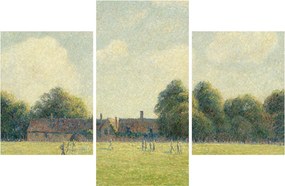 Obraz - Camille Pissarro, Hampton Court Green, reprodukcia (90x60 cm)