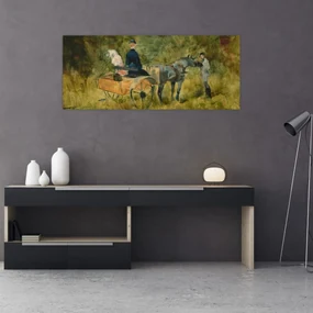 Obraz - Henri de Toulouse-Lautrec, The Trap, reprodukcia (120x50 cm)