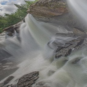 Obraz vodopádov (120x50 cm)