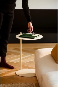 Oceľový okrúhly odkladací stolík 41x40 cm Ande – noo.ma