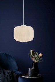 Nordlux Závesný luster z opálového skla Milford pre žiarovku E27 ø30cm 46583001