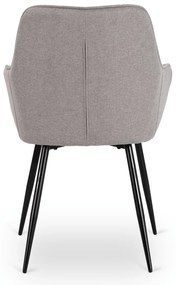 PROXIMA.store - Čalúnená jedálenska stolička MALAGA FARBA: sivá