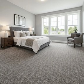 Betap, Koberec metráž Novelle 79, na mieru, šíře 4m, šedá, twinback (filc+juta), obývacia izba