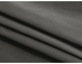 Tmavosivá čalúnená dvojlôžková posteľ s úložným priestorom s roštom 140x200 cm Kiana – Makamii