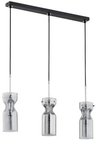 Luster na lanku KAPRIS 3xE14/40W/230V strieborná
