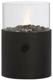 Plynový lampáš COSI Cosiscoop XL, kov čierny ~ Ø20 x výška 31 cm