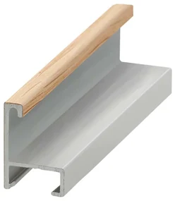 DANTIK rám na obraz 60x80 | ALU Dýha dub lak matný (Plexi Čiré)