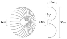 Nástenné svietidlo ASPENDOS 1xE27/40W/230V