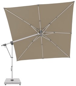 Doppler EXPERT 3 x 3 m – záhradný výkyvný slnečník s bočnou tyčou béžový (kód farby T847)