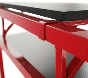 Tempo Kondela PC stôl/herný stôl, červená/čierna, TABER