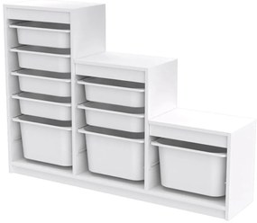 Organizér na hračky Dremonka 9 (biela). Akcia -20%. Vlastná spoľahlivá doprava až k Vám domov. 1124321