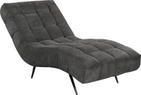 XXXLutz RELAXAČNÉ LEŽADLO, textil, tmavosivá MID.YOU - Kreslá - 001458005302