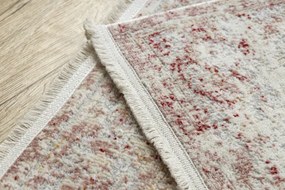 Koberec / behúň DISTIN 0828A ružový / púdrový / biely