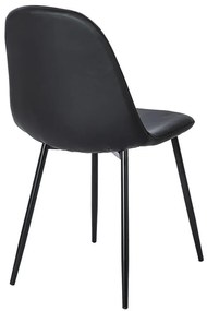 Súprava 2 čiernych jedálenských stoličiek Bonami Essentials Lissy
