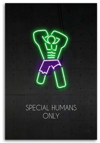 Gario Obraz na plátne Neónový Hulk - Rubiant Rozmery: 40 x 60 cm