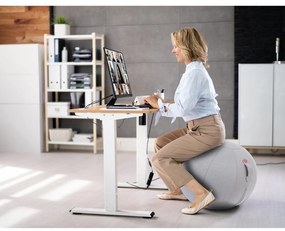 Ergonomická sedacia lopta ORBIX, sivá