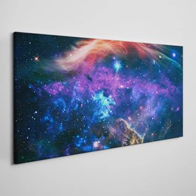 Obraz na plátne Priestor hviezdy nočná obloha