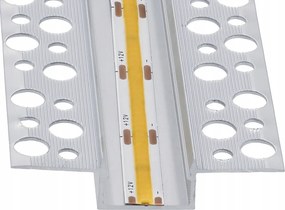 ECOLIGHT Zapustený hliníkový eloxovaný profil - sada 2m