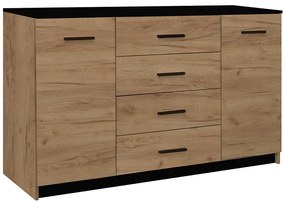 Komoda CRAFT craft/čierna