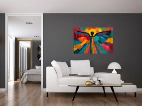 Obraz - Maľovaný anjel (90x60 cm)