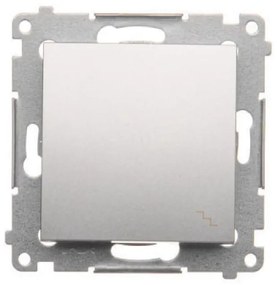 DW6/43 Schodiskový konektor strieborný mat