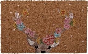 Kokosová rohožka s motívom jeleňa - 75*45*1 cm