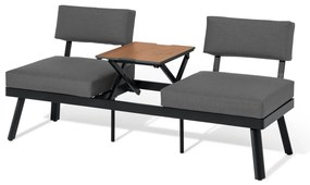 2 v 1 pohovkové ležadlo s výklopným stredovým stolom