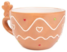 Hrnček BISCOTTO hnedý 873312 400 ml