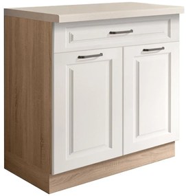 Kuchynská skrinka Smart 6D Sonoma/biely Mat