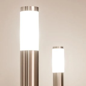 BRILAGI - LED vonkajšie svietidlo so zásuvkou ELIA 1xE27/7W/230V 4000K IP44 50 cm chróm