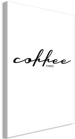 Artgeist Obraz - Coffee Times (1 Part) Vertical Veľkosť: 80x120, Verzia: Premium Print