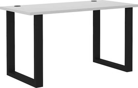 Písací stôl LUGANO 138 cm s kovovými nohami Farba: Dub artisan