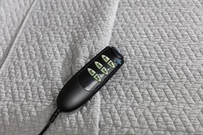 Kontinentálna posteľ CARLINO boxspring s elektrickým polohovaním 200x180, zelená (kronos 19)