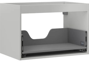 Mexen Box-A, závesná skrinka 70 cm, 1 zásuvka, sivá matná, 91AX0-0700-470-1-62