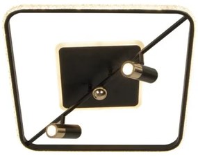 LED Stmievateľné stropné svietidlo LED/70W/230V 3000-6500K čierna + diaľkové ovládanie