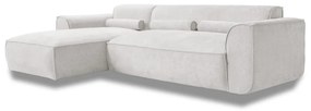 Biela rohová pohovka (ľavý roh) Flex Felix – Miuform