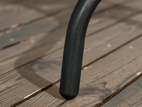 Zahradní set TREGO ISLAND - 2 židle a kulatý stůl ø 60 cm, antracitová