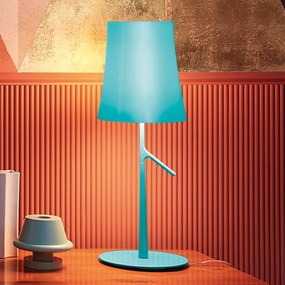 Foscarini Birdie LED grande stolová, akvamarín