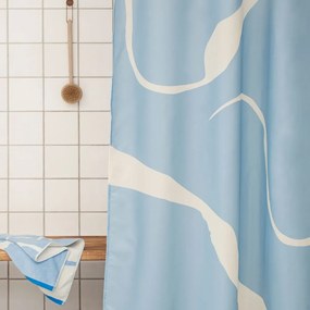 Bielo-modré uteráky v súprave 2 ks z Bio bavlny 50x90 cm Nova Arte – Mette Ditmer Denmark