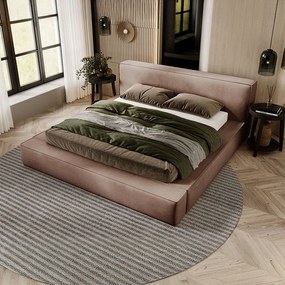 Minimalistická čalúnená posteľ GIULIA ROZMER: 160 x 200 cm