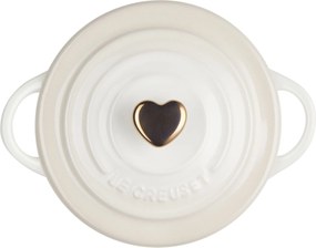 Zapekací a servírovací hrniec Mini Cocotte Heart 250 ml morská soľ