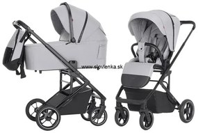 Kočík 2in1 CARRELLO Alfa 2024 Feather Grey
