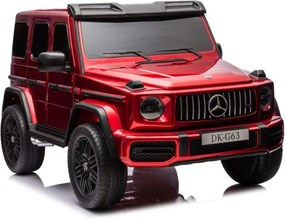 LEAN CARS Elektrické autíčko Mercedes G63 XXL červené lakované 4x4 24V