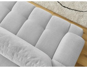 Svetlosivá rozkladacia/s úložným priestorom pohovka 251 cm Fuji – Bobochic Paris