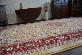 Vlnený koberec VERA W1087 Camelhair / terra