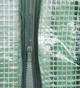 Záhradný skleník s fóliou a poličkami 73 x 140 m x 200 cm