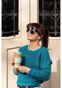 Termo hrnček v mentolovej farbe 600 ml Fuori – Vialli Design