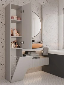 Kúpeľňová skrinka Neltossa 15 (kašmír). Akcia -23%. Vlastná spoľahlivá doprava až k Vám domov. 1133022