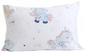 Bavlnená obliečka na vankúš Renforcé 40 x 60 cm - Kúzelné jednorožce