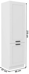 Kondela Skrinka na vstavanú chladničku, biela, LULA 60 LO-210 2F